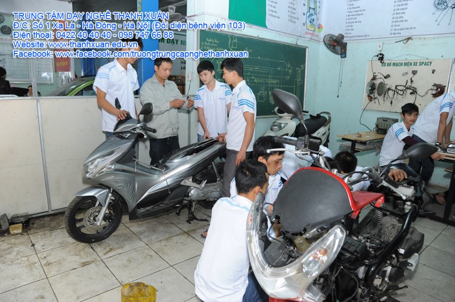 Kinh nghiệm học sửa xe máy để lành nghề ngay khi ra trường